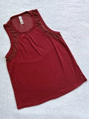 balance collection mesh yoke workout tank